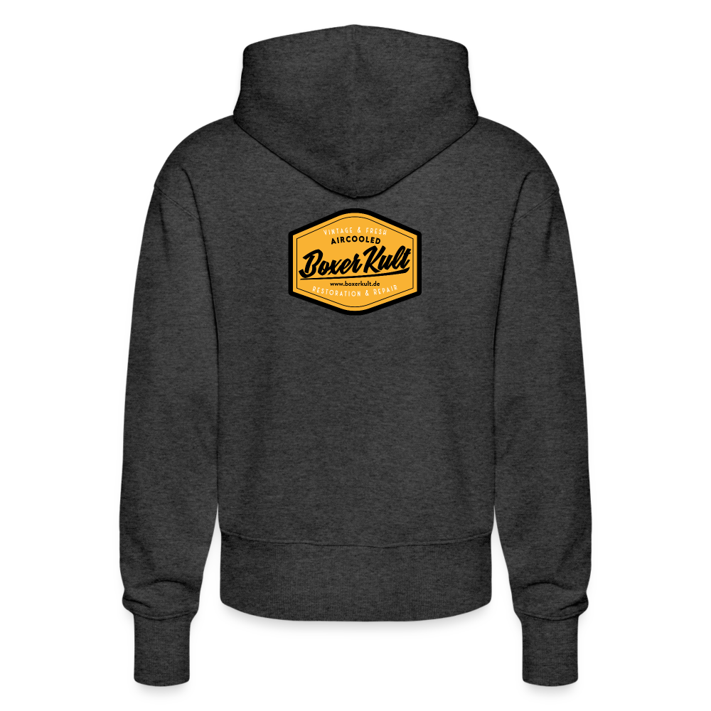 Hoodie SLAMMER Unisex Relaxed Fit Organic - dark heather grey