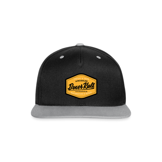 Contrast Snapback Cap - black/grey