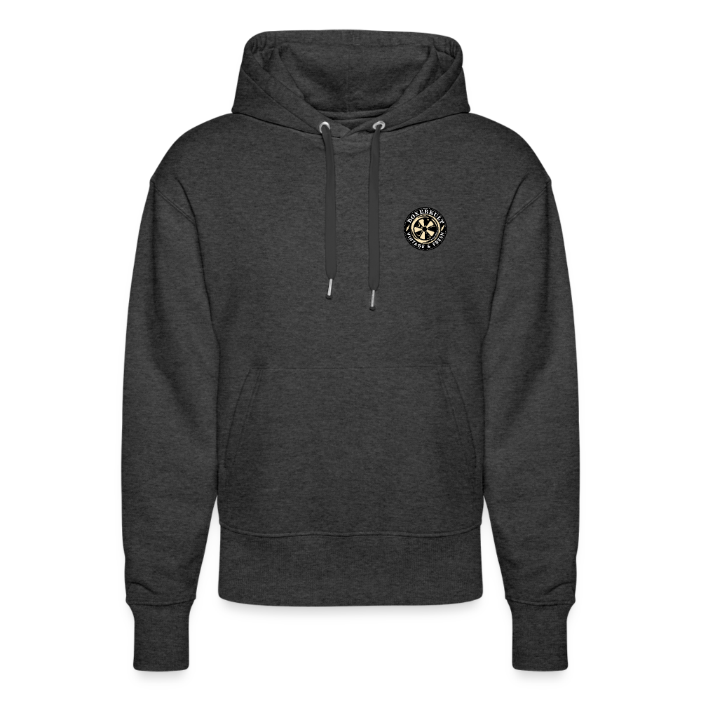 Hoodie Unisex Relaxed Fit Organic Fuchs - dark heather grey