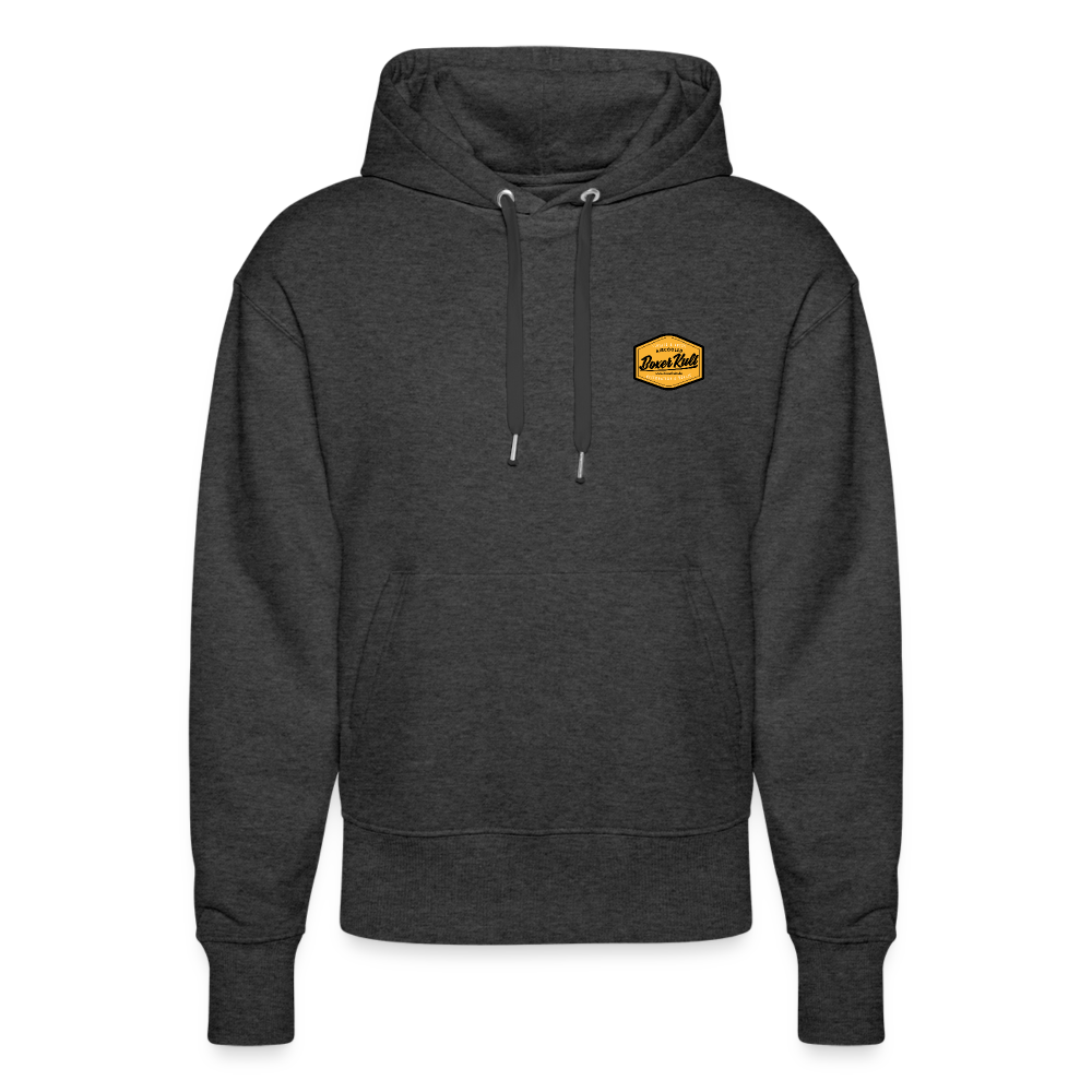 Hoodie SLAMMER Unisex Relaxed Fit Organic - dark heather grey