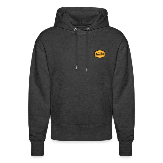 Hoodie SLAMMER Unisex Relaxed Fit Organic - dark heather grey